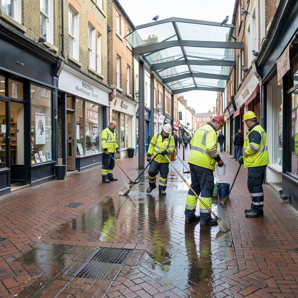 Worthing council reaches deal to clean pigeon-plagued Montague Quarter